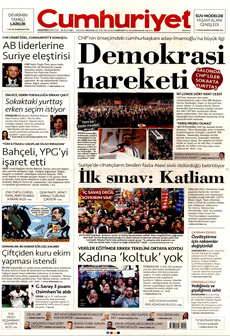 CUMHURİYET 10 Mart 2025 gazete manşeti