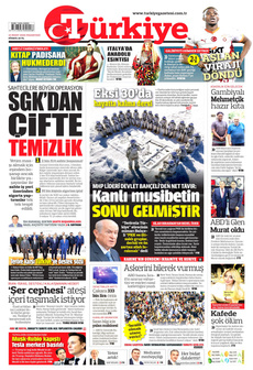 TÜRKİYE GAZETESİ 10 Mart 2025 gazete manşeti