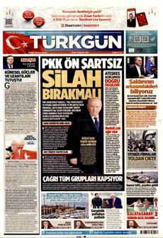 TÜRKGÜN 10 Mart 2025 gazete manşeti