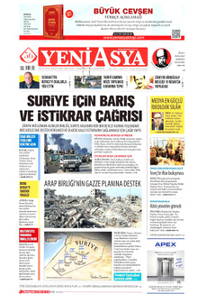 YENİ ASYA 10 Mart 2025 gazete manşeti