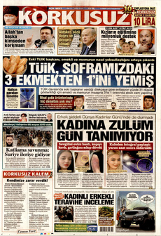 KORKUSUZ 10 Mart 2025 gazete manşeti
