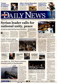 HÜRRİYET DAİLY NEWS 10 Mart 2025 gazete manşeti