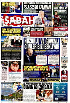 SABAH 9 Mart 2025 gazete manşeti