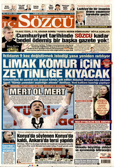 SÖZCÜ 9 Mart 2025 gazete manşeti