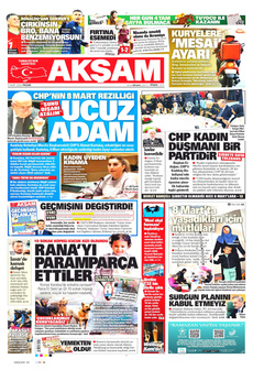 AKŞAM 9 Mart 2025 gazete manşeti