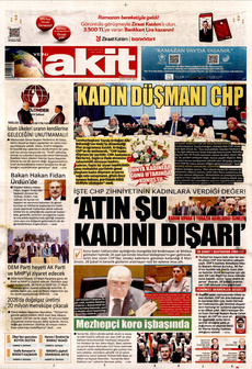 YENİ AKİT 9 Mart 2025 gazete manşeti