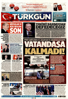 TÜRKGÜN 9 Mart 2025 gazete manşeti