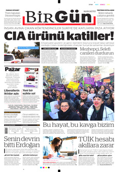 BİRGÜN 9 Mart 2025 gazete manşeti