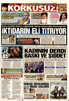 KORKUSUZ 9 Mart 2025 gazete manşeti