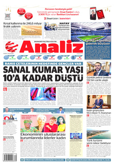 ANALİZ 9 Mart 2025 gazete manşeti