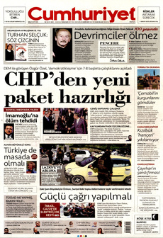 CUMHURİYET 11 Mart 2025 gazete manşeti