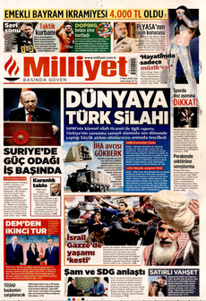 MİLLİYET 11 Mart 2025 gazete manşeti