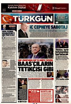 TÜRKGÜN 11 Mart 2025 gazete manşeti