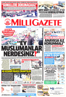 MİLLİ GAZETE 11 Mart 2025 gazete manşeti