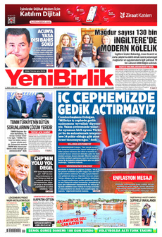 YENİBİRLİK 11 Mart 2025 gazete manşeti