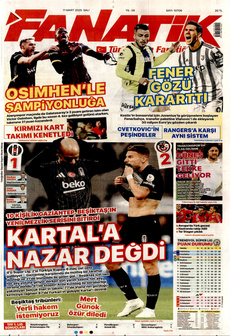 FANATİK 11 Mart 2025 gazete manşeti