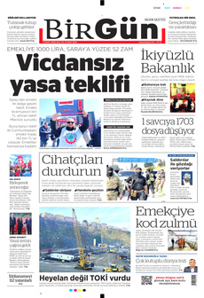 BİRGÜN 11 Mart 2025 gazete manşeti