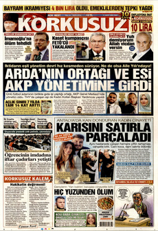 KORKUSUZ 11 Mart 2025 gazete manşeti