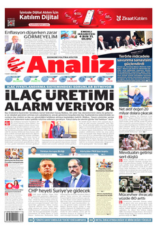ANALİZ 11 Mart 2025 gazete manşeti