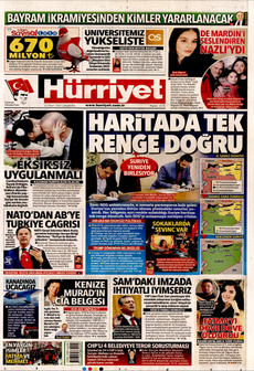 HÜRRİYET 12 Mart 2025 gazete manşeti