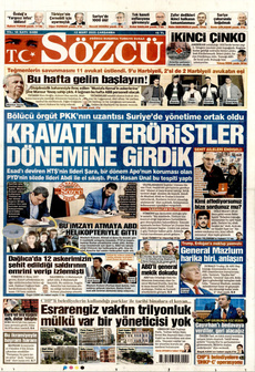 SÖZCÜ 12 Mart 2025 gazete manşeti