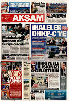 AKŞAM 12 Mart 2025 gazete manşeti