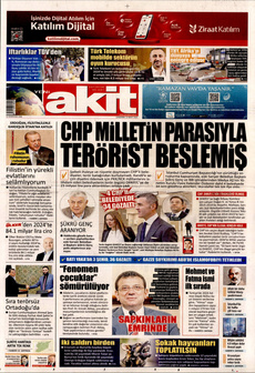 YENİ AKİT 12 Mart 2025 gazete manşeti