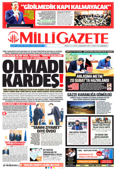 MİLLİ GAZETE 12 Mart 2025 gazete manşeti
