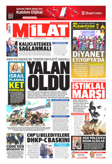 MİLAT 12 Mart 2025 gazete manşeti