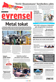 EVRENSEL 12 Mart 2025 gazete manşeti