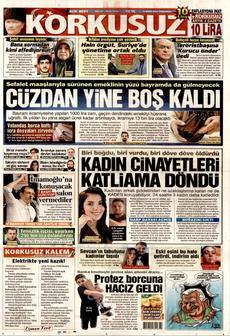 KORKUSUZ 12 Mart 2025 gazete manşeti
