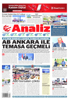 ANALİZ 12 Mart 2025 gazete manşeti