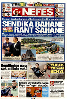 NEFES 12 Mart 2025 gazete manşeti