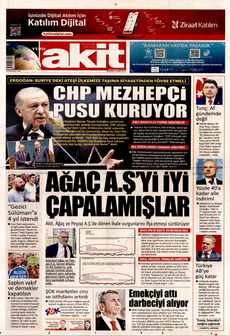YENİ AKİT 13 Mart 2025 gazete manşeti