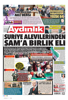 AYDINLIK GAZETESİ 13 Mart 2025 gazete manşeti