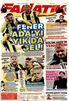 FANATİK 13 Mart 2025 gazete manşeti