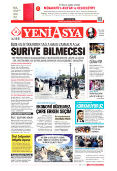 YENİ ASYA 13 Mart 2025 gazete manşeti