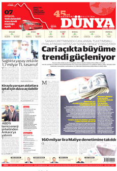 DÜNYA 13 Mart 2025 gazete manşeti