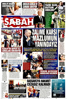 SABAH 14 Mart 2025 gazete manşeti