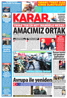 KARAR 14 Mart 2025 gazete manşeti
