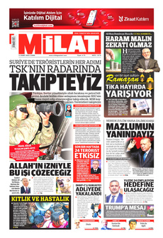 MİLAT 14 Mart 2025 gazete manşeti