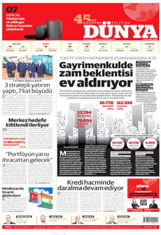 DÜNYA 14 Mart 2025 gazete manşeti