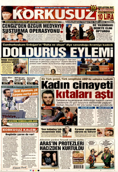 KORKUSUZ 14 Mart 2025 gazete manşeti
