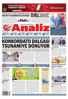 ANALİZ 14 Mart 2025 gazete manşeti