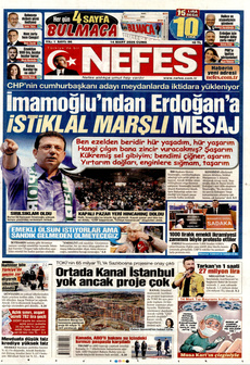 NEFES 14 Mart 2025 gazete manşeti