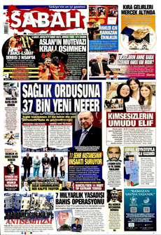 SABAH 15 Mart 2025 gazete manşeti