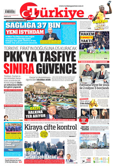 TÜRKİYE GAZETESİ 15 Mart 2025 gazete manşeti