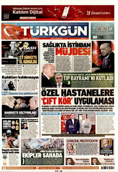TÜRKGÜN 15 Mart 2025 gazete manşeti