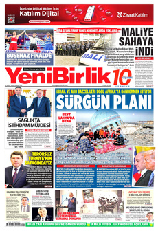 YENİBİRLİK 15 Mart 2025 gazete manşeti