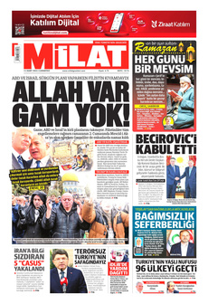 MİLAT 15 Mart 2025 gazete manşeti